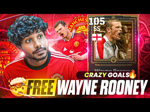 FREE WAYNE ROONEY WHAT A CARD 🤯 MIND BLOWING GOALS & PERFORMANCE 🔥 #efootball