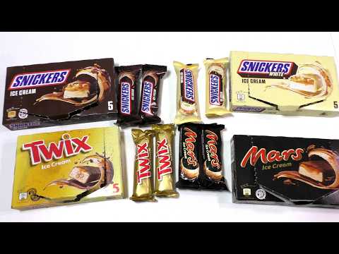 Mars, Snickers & Twix Ice Cream