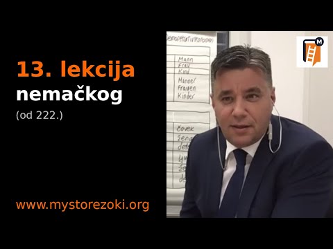 Nemački jezik: 13. lekcija