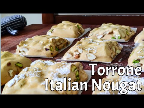 Italian Nougat | Easy Torrone recipe