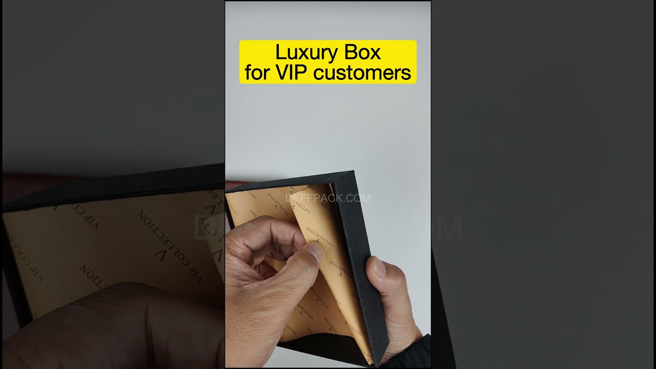 Luxury box, for VIP customers #ecommerce #jewellery #packaging #beauty #branding #cosmetics #fashion