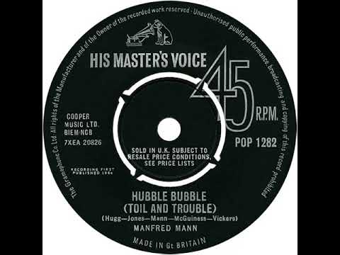 UK New Entry 1964 (81) Manfred Mann - Hubble Bubble (Toil And Trouble)