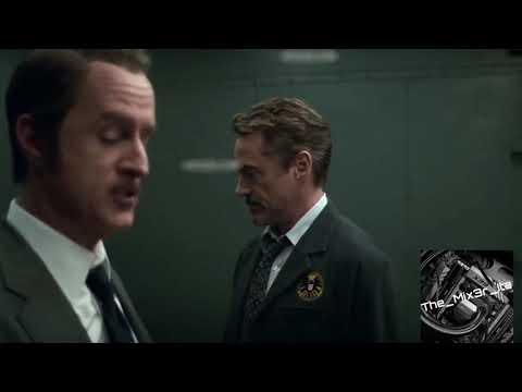 Iron Man incontra il padre mentre viaggia nel tempo. Avengers endgame.