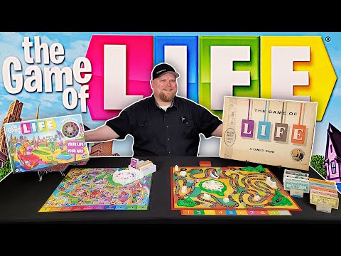 The Game of Life Retro Board Game Review - Milton Bradley (1960) vs. Hasbro (2021)