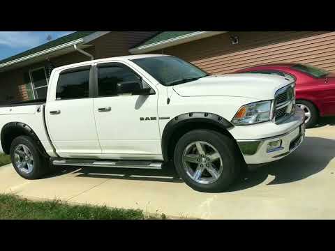 Fender flares before & after 2009 Ram 1500