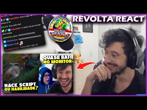REVOLTA REACT | HACK SCRIPT OU HABILIDADE, ESA BAIT CHAT DO REVOLTA, YODA TILTADO NA SOLOQ