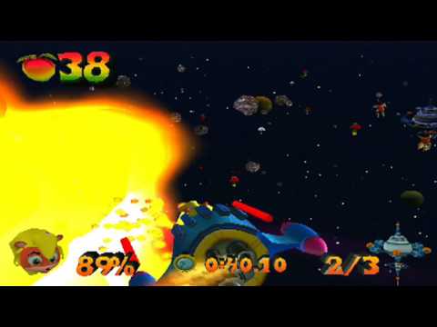 Crash Bandicoot: The Wrath of Cortex - Level 18: Crashteroids (Platinum Relic)