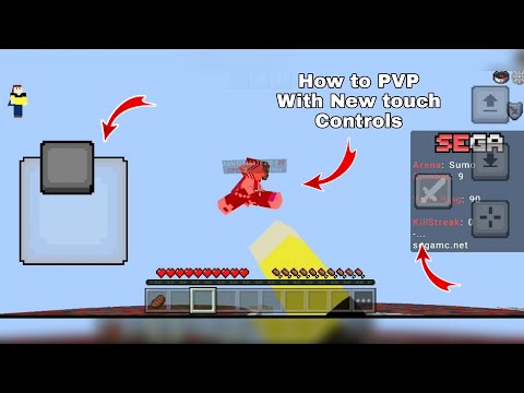 How to PVP With New Touch Controls | Minecraft PE 1.20+