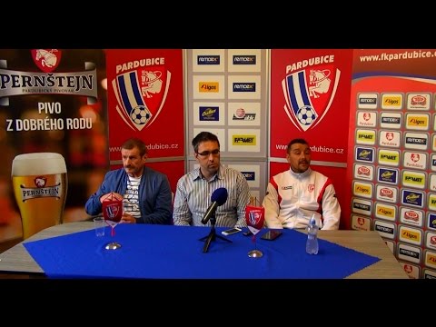 Tisková konference po utkání FK Pardubice - FK Kolín