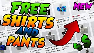 How To Get Free Shirts And Pants On Roblox - how to copy shirtpants roblox youtube