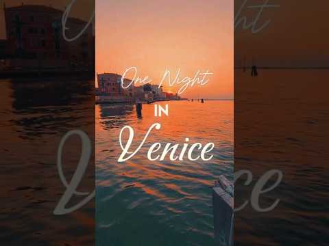 One night in Venice.#italy #solotravel #venice #love #healing