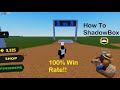 How To Shadowbox Roblox Shadow Boxing Battles