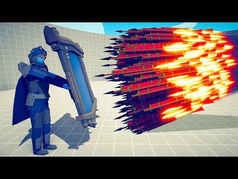 KNIGHT MIRROR SHIELD vs EVERY GOD - Totally Accurate Battle Simulator TABS