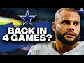Cowboys owner Jerry Jones says Dak Prescott could RETURN WITHIN NEXT 4 GAMES | CBS Sports HQ