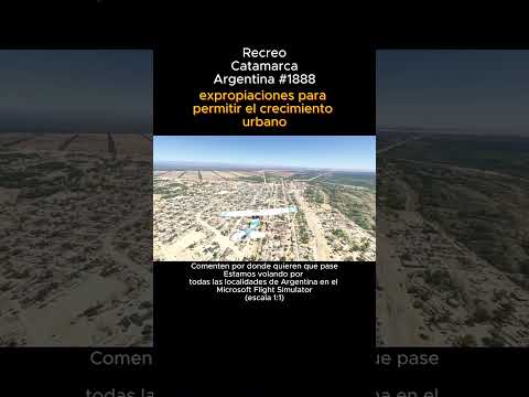 Recreo, Catamarca desde el Microsoft Flight Simulator #recreo #catamarca #argentina #msfs2024