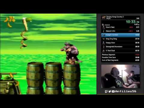 Donkey Kong Country 2 | any% 2-Player Team Speed Run | 49:29