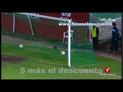Gol del Albacete, partido Toledo 1 - Albacete 1