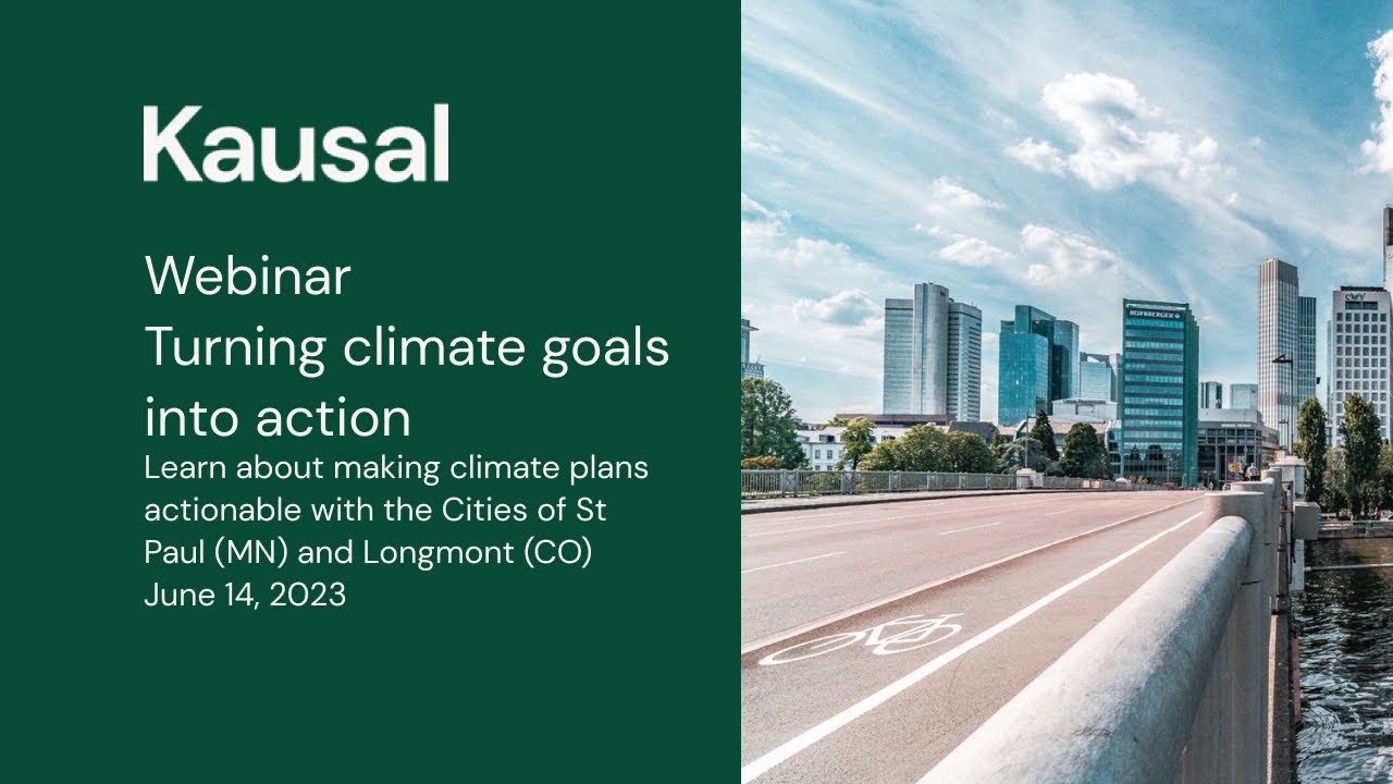 Webinar: Turning climate goals into action