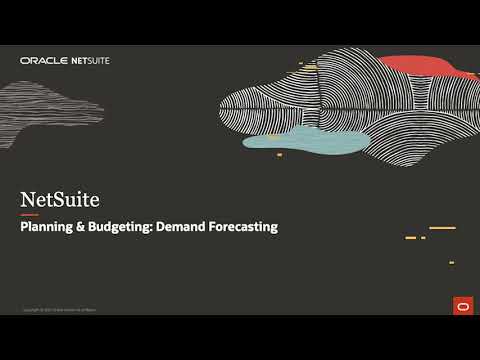 NetSuite Planning & Budgeting: Demand Forecasting