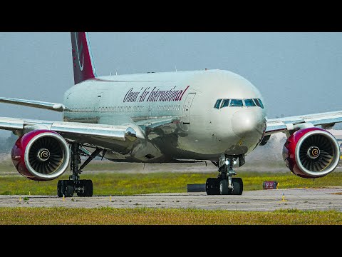 SUPER BUSY MORNING RUSH | 767 777 MD-11 747| Ontario Airport Plane Spotting