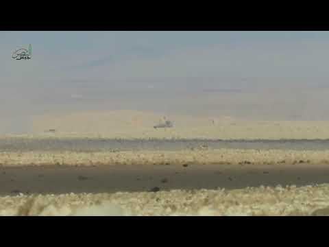 استهداف دبابة شيلكا بصاروخ تاو من قبل جيش النصر على جبهة ريف حلب الجنوبي