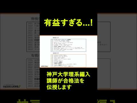 国際経済学科 神戸大学理系編入を合格者が徹底解説！ #大学編入 　＃神戸大学編入