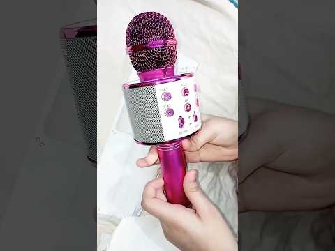 Karaoke Wireless Microphone 🎤🎙️ Hifi Speaker WS 858