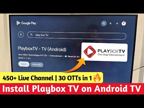 How to Install Playbox TV on Android Smart TV 🎉 | 450+ Live TV Channels - Playbox TV