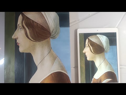 tecnica tempera all'uovo su tavola