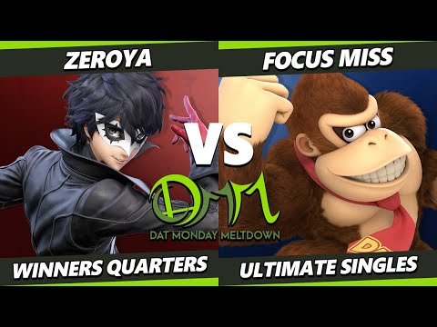 DAT MM 267 - zeroya (Joker) Vs. Focus Miss (Donkey Kong, Pokemon Trainer) Smash Ultimate - SSBU