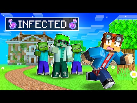 My FRIENDS Turned into ZOMBIES in Minecraft!