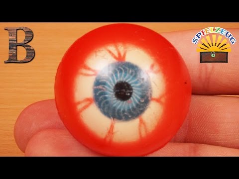 EKLIGES HORROR AUGE - GLIBBER SLIME EYE  Prank Artikel auspacken deutsch