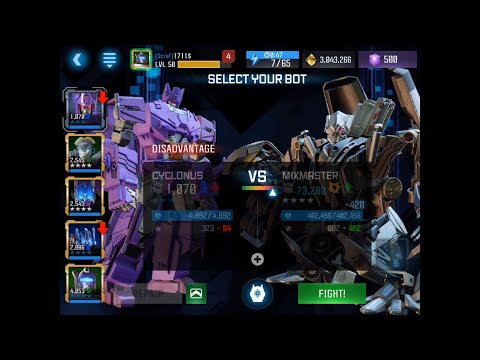 Transformers: Forged To Fight gameplay #22 | Cyclonus All Special Abilities.