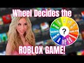 Wheel Decides What ROBLOX Game We PLAY