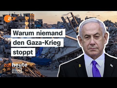 Hunger und Krieg in Gaza: Darum drohen Israel kaum Konsequenzen | Die Analyse bei ZDFheute live