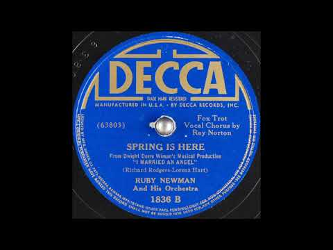 Ruby Newman & his orchestra - Spring is Here (1938)