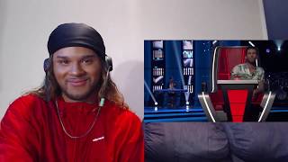 The Voice 2018 - Terrence Cunningham  - &#39;My Girl&#39; | Blind Audition (REACTION)