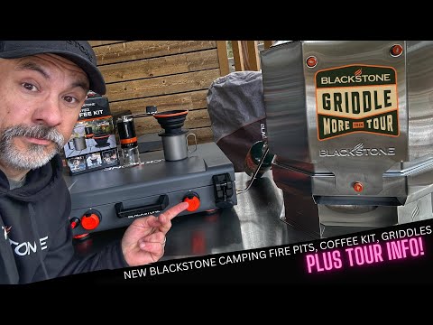 Blackstone Griddle More Tour + Blackstone Fire Pits, Coffee Kit, and Camp Griddles!