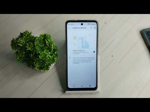 how to off adaptive brightness Motorola g40 fusion