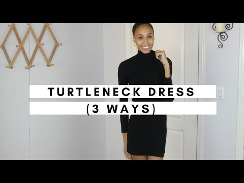 3 Ways To Wear A Turtleneck Dress