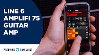 Video thumbnail for Line 6 - Amplifi 75 Modeling Guitar Amp by Woodwind & Brasswind is now Music & Arts
