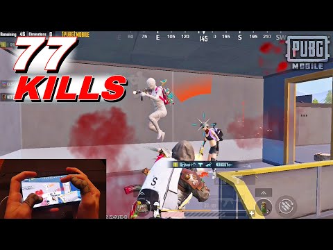 77 Kills in 19+ minutes | Handcam PUBG Mobile