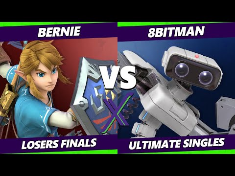 S@X 378 Online Losers Finals - Bernie (Link) Vs. 8BitMan (ROB) Smash Ultimate - SSBU