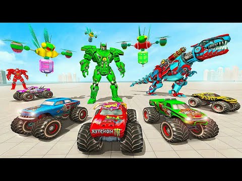 Dino Robot Car Transform Game 2021: Dinosaur Robot Bee Truck - Android Gameplay