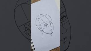 Easy Drawing Tips Part 1 Master the Loomis Method  #art #drawing #anime #sketch #easy #tutorial