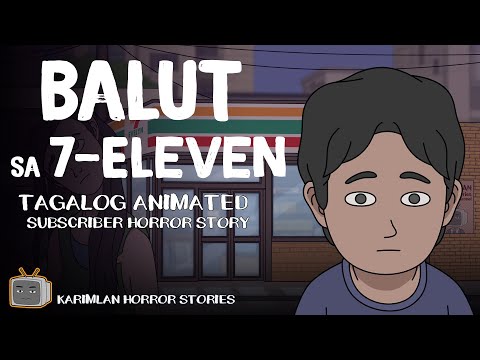 BALUT sa 7 ELEVEN (Karimlan Animated Horror Stories) Tagalog