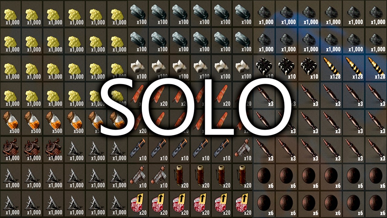 10.000 Hours SOLO Wipeday 600 POP - Rust