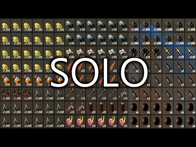 10.000 Hours SOLO Wipeday 600 POP - Rust