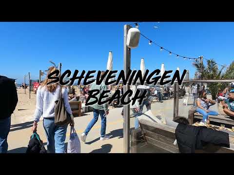 Scheveningen beach, The Hague Netherlands 🇳🇱 Quick tour 2021 | The Hague beach vlog | Holland Summer