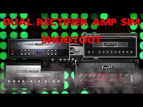Dual Rectifier Amp Simulators Shootout - Logic, Amplitube, Waves, Revalver4 and Poulin